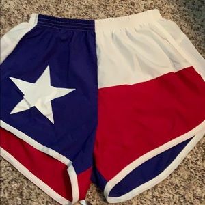 Texas Flag Running Shorts